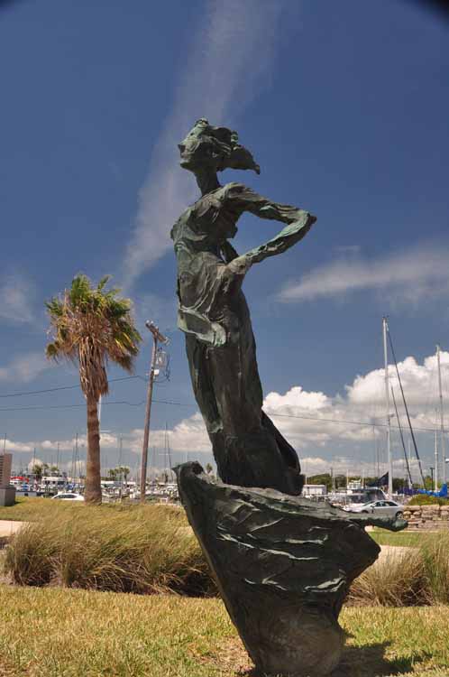 sculpture of girl